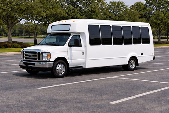 20-passenger minibus available for charter in Palm Springs, CA
